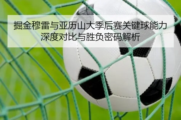 掘金穆雷与亚历山大季后赛关键球能力深度对比与胜负密码解析